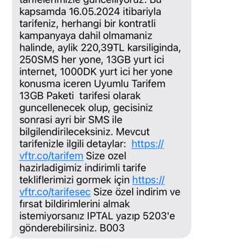 Vodafone Tarife Haksızlığı Ve Call Center Tutumu