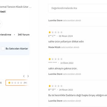 Trendyol Sahte Ürün Satışına İzin Veriyor.