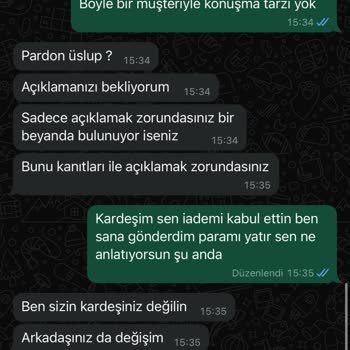 London Sport London Spor Saygısız Müşteri Temsilcisi