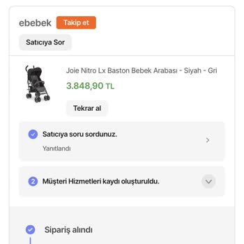 Ebebek Ve Hepsiburada Teslim Edilmeyen Ürün Hakkında