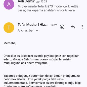 Tefal KI270 Kettle Açma Kapama Swicth Anahtarı Arızası