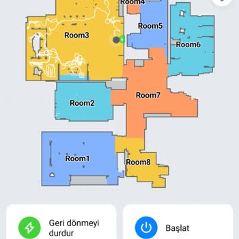 Xiaomi Robot Süpürge Harita Hatası