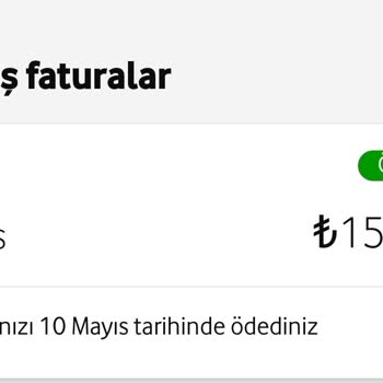 Vodafone Fahiş Fatura Fiyatı