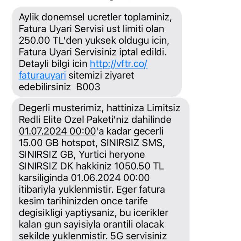 Vodafone Eski Müşterilerine Fahiş Miktarda Fiyat Artışı Yapıyor!