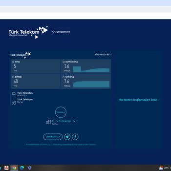 Türk Telekom İnternet Hızı Çok Kötü