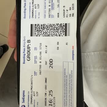 Sunexpress Koltuk Seçimi Pişmanlığı