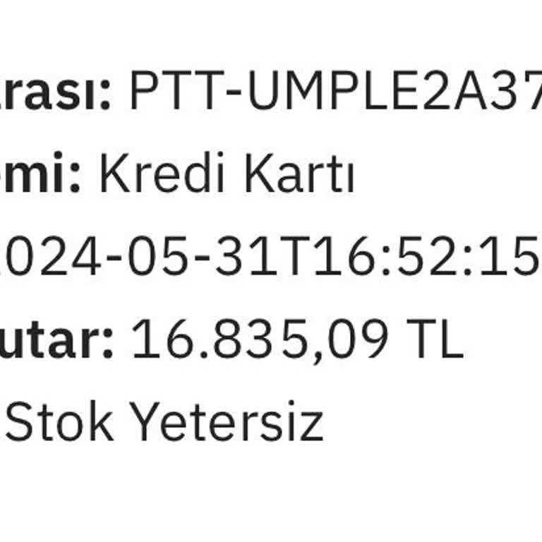 Epttavm Sipariş İptali