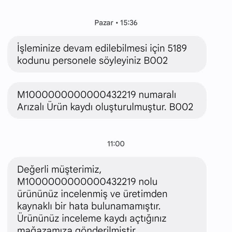 FLO Ayakkabı Filo Ürünün Değişimini Kabul Etmiyor.