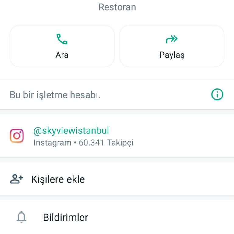 Skyview Restaurant Rezervasyon Güvenli Değil