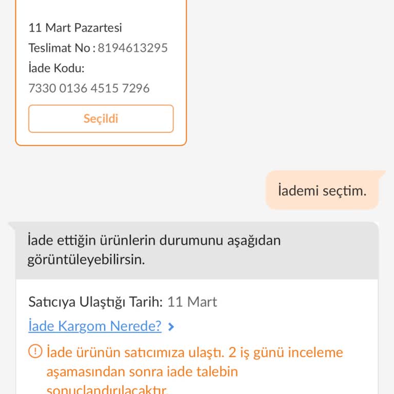 Trendyolmilla Curve Ürün İadesi Aylardır Sonuçlanmaması