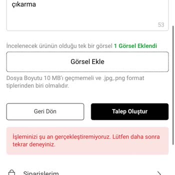 Emsan Mutfak Sitesinin Sorumsuzluğu