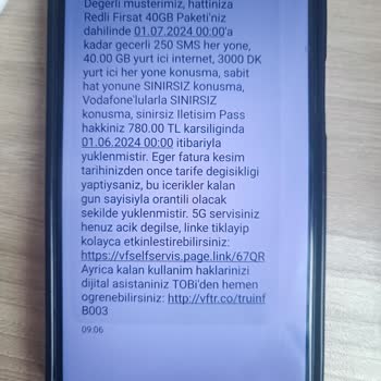 Vodafone Bilgim Dışında Fahiş Zam