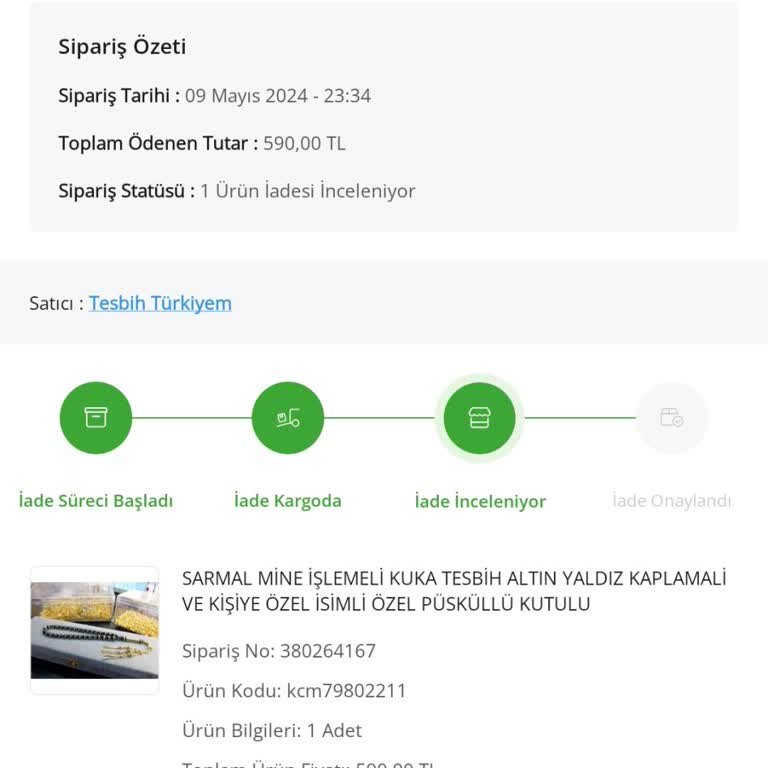 ÇiçekSepeti Ürünüm Hala Kargoya Verilmedi