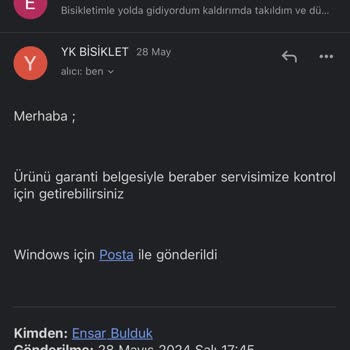 YK Bisiklet Parasını Hak Etmeyen Bisiklet Kron