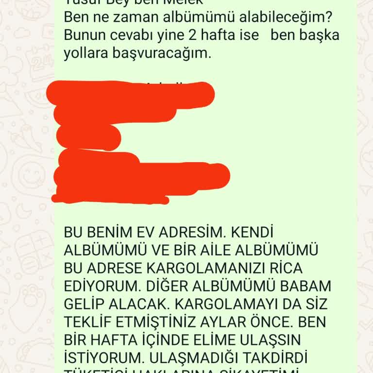 Yusuf Kayman Fotoğrafçılık Zamanında Teslim Etmiyor.