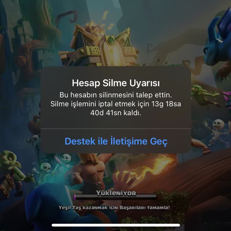 Supercell Coc Hesabımı Sildim Diğer Hesabıma Giremiyorum