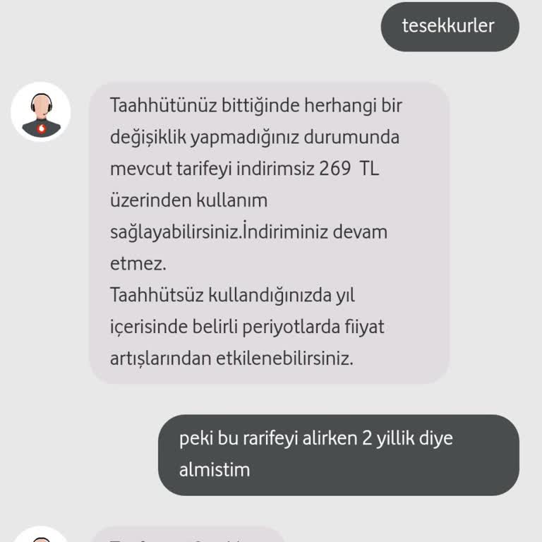 Vodafone Tarifesinde Ani Fiyat Artışı Ve Müşteri Memnuniyetsizliği