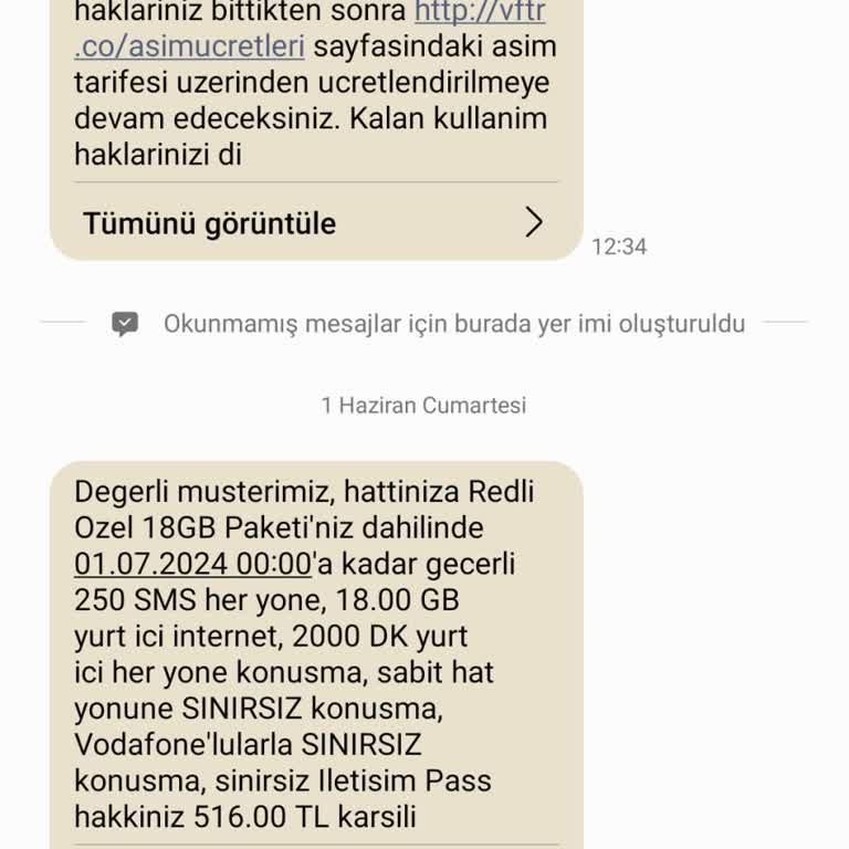 Vodafone Mağduriyeti Yasayan Vatandaş