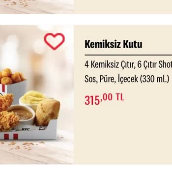 KFC Eksik Ürün Fazla Para