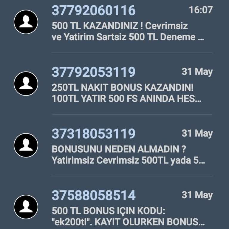 Vodafone Rahatsız Eden Mesajlar