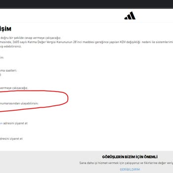Adidas Emaar Mağaza Ve Adidas Türkiye' Nin "prensipleri"