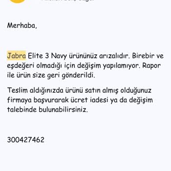 Jabra Hiçbir Ürünü İle İlgilenmiyor