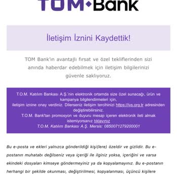 Tombank Saçmalığı Mail Atıyorlar İsim Bana Ait Değil.