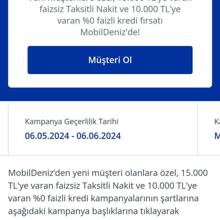 Denizbank %0 Faiz Yalan