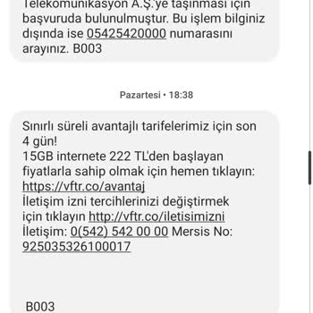 Vodafone Hat İptali Yapamıyorum