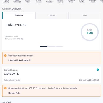 Türk Telekom Taahhüt Yapıldı Dedi 1.145,00 TL Fatura Yolladı