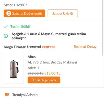 Arçelik Kullanma Kılavuzundaki Garanti Belgesi Geçersizmiş.