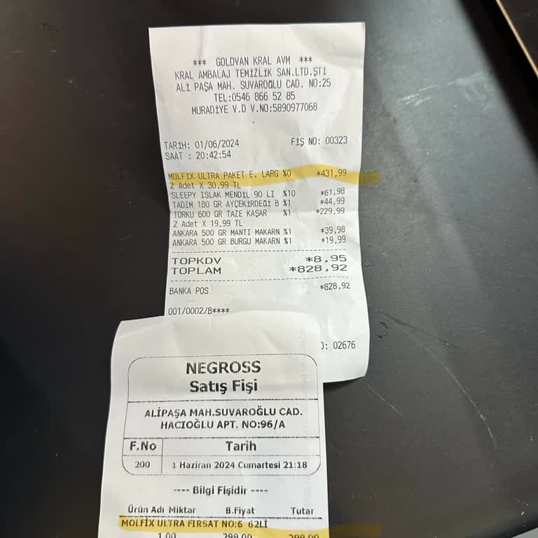 GoldVAN AVM İki Market Arasındaki Fiyat Farkı