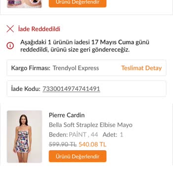 Pierre Cardin Lingerie Pierre Cardin Kadın İç Giyim Satıcısı Trendyol'un Açığını Kullanıyor!