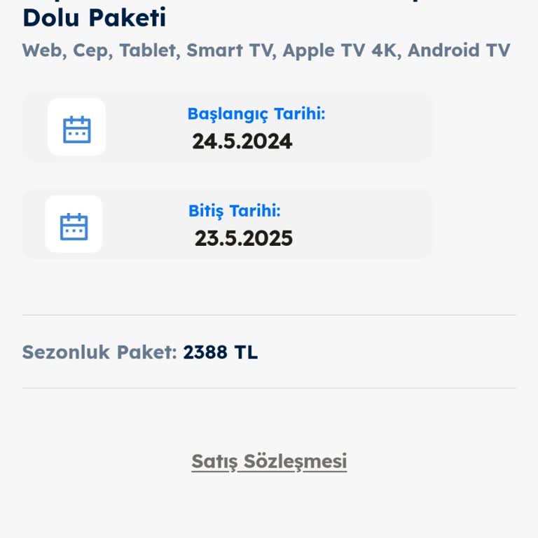 TOD Tv 3 Aylık Üyeliğim Eksik Görülüyor