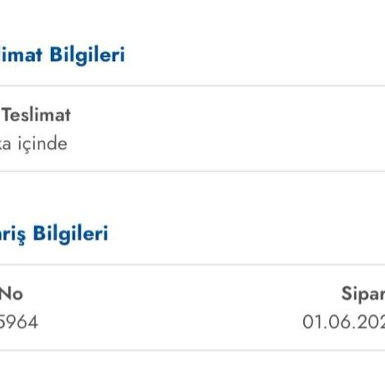 Cepte Şok Sipariş Teslim Etmeme