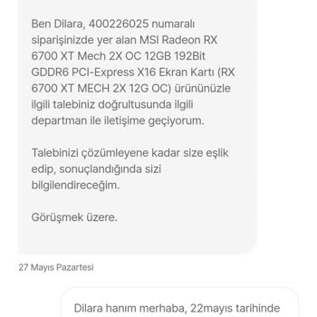 Hepsiburada'nın Para İadesi Yapmaması Ve İlgisizliği