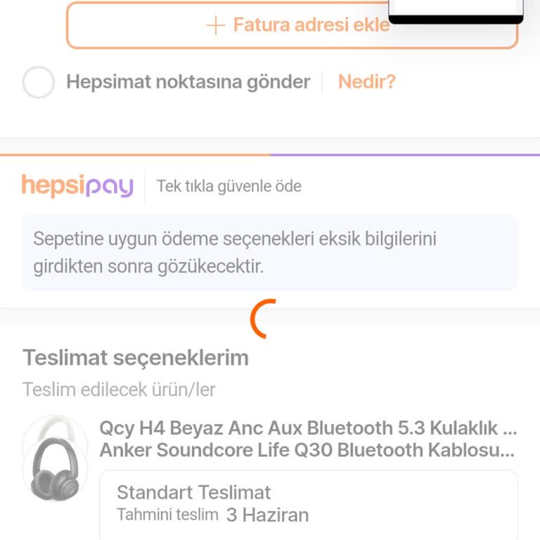 Hepsiburada Sipariş Veremiyorum. Siparişim Onaylanmıyor.