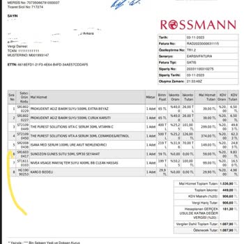 Rossmann Isana Med Ürün Skandalı