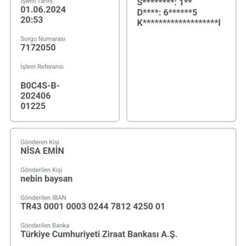 Ziraat Bankasına İsim Yanlış Para Transferi