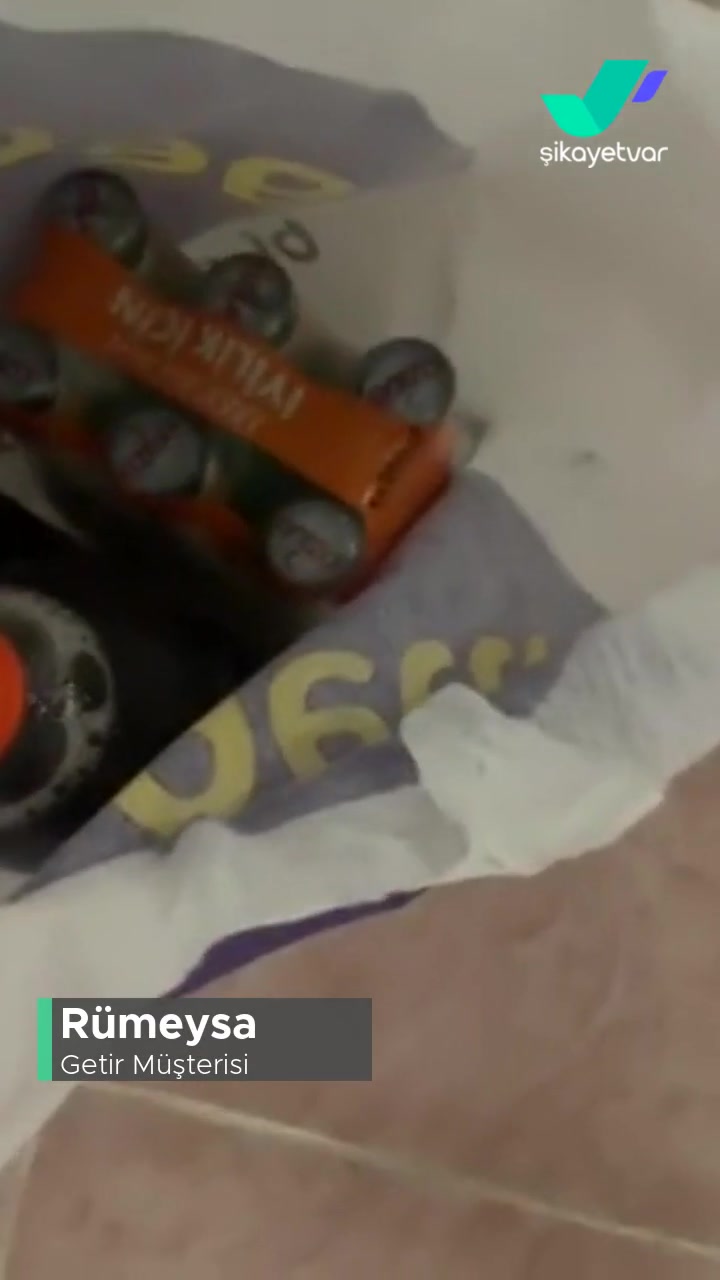 Getir Teslimat Hatalı, Ürünler Eksik! videonun kapak resmi