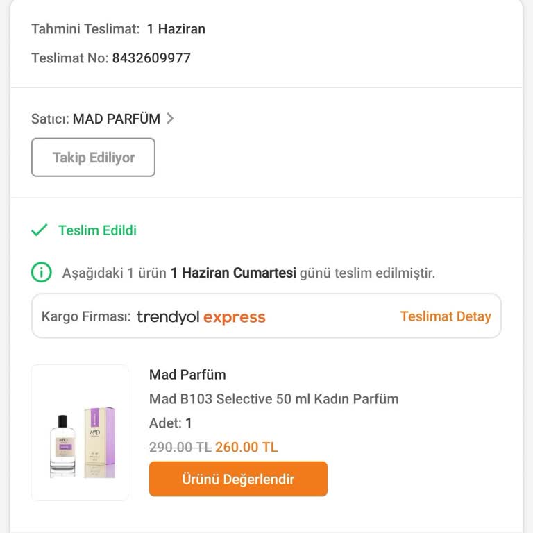 Mad Parfüm Sürekli Aldığım Mad B103 Parfümün İçeriği Değişmiş