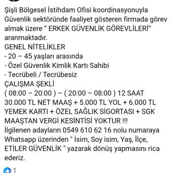 İBB - İstanbul Büyükşehir Belediyesi Yalan İş İlanı