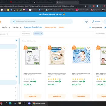 E-Bebek Bebek Bezlerinde Fiyat Sorunu