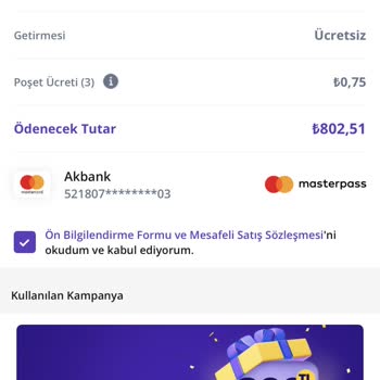 Getir Teslim Edilmeyen Sipariş