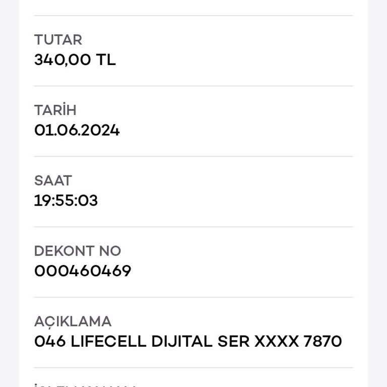 Turkcell Lifecell ŞİKAYET, KESİNTİ İade Talebi