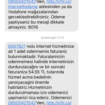 Vodafone Net Üyeliği Sonlandırmıyor Ve Muhatap Bulamıyoruz
