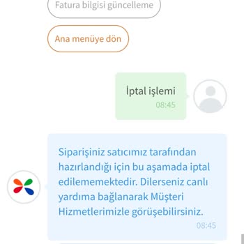 Çiçek Sepeti Ürünü İptal Etmek İstemiyor Ürünü De Göndermek İstemiyor