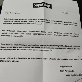 SuperStep Mağaza Ürün İncelemesi Ve Müşteri Mağduriyeti