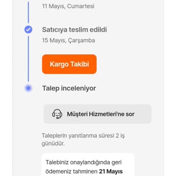 Hepsiburada Sorumsuzca Davranıp Ücret İadesini Yatırmıyor
