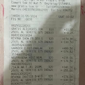 Gratis İndirimsiz Ürün Satışı